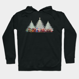 Trees CFB Mascots Christmas Hoodie